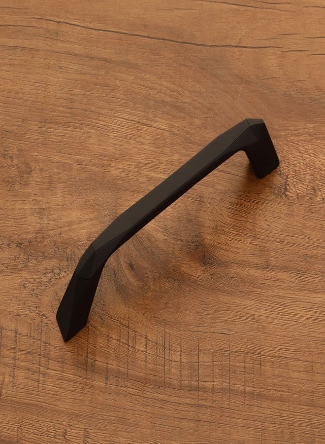 HARMONUS ,Fancy Zinc Kitchen Cabinet Handle/Pull Handle/Door Handle/Drawer Handle,Black Finish, Zinc Alloy, 160 MM (8 Inch), 10 PCS HCBLACKR-175-10-160MM - Image 1